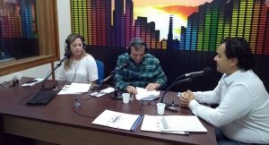 Vereador Delegado Wellington foi o entrevistado desta quarta-feira (30) no programa Bom Dia Campo Grande, falando à FM 104,7 sobre projetos e atuação na Câmara de Campo Grande. (Foto: Humberto Marques)