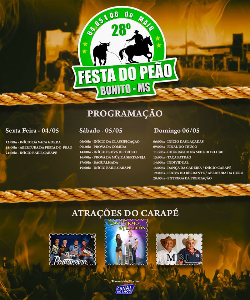 10º Festa do Peão traz atrações nacionais para Sengés