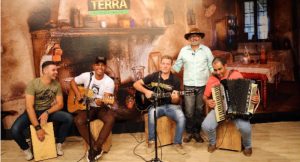 Toque Baileiro foi ao Show da Terra divulgar músicas do novo CD. (Foto: Daniela Lima)