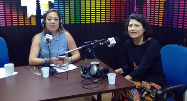 Neila Vieira concedeu entrevista ao Bom Dia Campo Grande, onde convidou a população a participa da segunda edição do Reviva Cultura neste fim de semana. (Foto: Julia Torrecilha)
