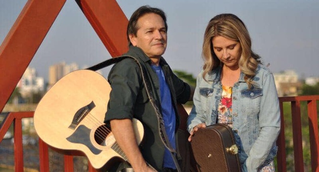 Carlos Colman e Ana Paula Duarte lançaram "Parceria"; cantor fala da nova obra no Nossa Música É Assim. (Foto: Arquivo pessoal)