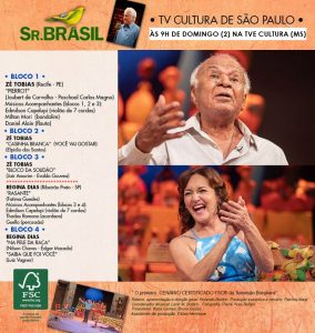 Confira o roteiro do Sr. Brasil deste domingo (2). (Imagem: TV Cultura/Divulgação)