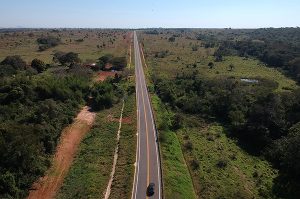 Pavimentação da MS-178, a Estrada do Curê, melhora o acesso às regiões e cria novas perspectivas para o turismo e o agronegócio. (Foto: MS.Gov/Divulgação)