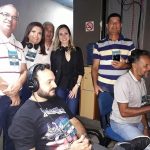 Equipe da TVE Cultura que atuou na transmissão da solenidade de diplomação; especial será exibido durante a programação. (Foto: Arquivo pessoal/Divulgação)