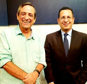 Bosco Martins e Paulo Passos: possibilidade de mais parcerias entre Fertel e MPMS. (Foto: Pedro Amaral)