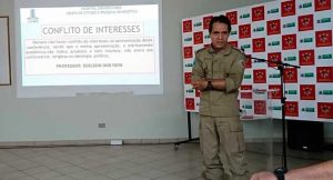 Capitão BM Edilson Reis falou ao Bom Dia Campo Grande sobre ações de prevenção ao suicídio no ambiente familiar. (Foto: CBMMS/Reprodução)