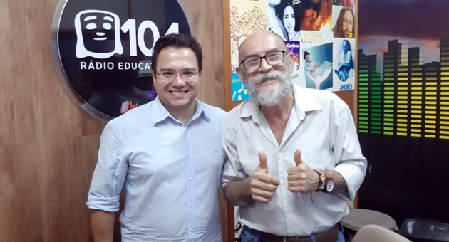 Pedrossian Neto e Gabino Lino. (Foto: Humberto Marques)