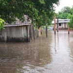 Cheia do rio Apa fez três municípios decretarem emergência. (Foto: Cedec/Divulgação)