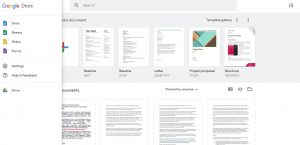 Google Docs abre possibilidade para edição de documentos online gratuitamente. (Imagem: Reprodução)