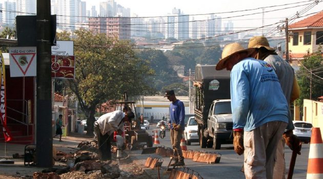 Avenida antes da intervenção