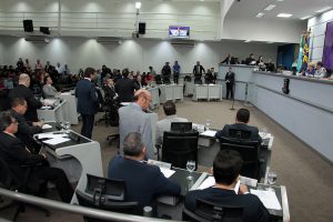 Plenário da Câmara Municipal de Campo Grande, cujas cadeiras de vereador estarão novamente em disputa em 2020. (Foto: Izaías Medeiros/CMCG/Divulgação)