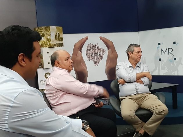 Da esquerda para a direita: Danilo Magalhães, João Henrique e Bosco Martins. (Foto: Humberto Marques)