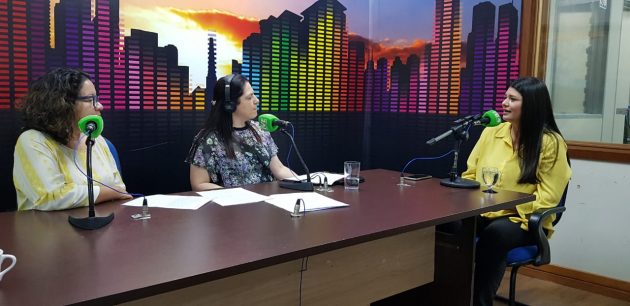 A jornalistas da Educativa 104.7 FM, Rose negou que haja conversas sobre sua saída do PSDB. (Foto: Pedro Amaral/Fertel)