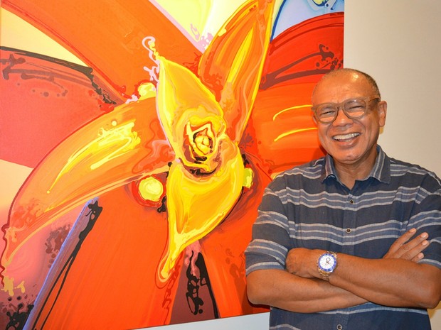 Baiano Isaac de Oliveira é reconhecido com um dos mais importantes artistas plásticos de Mato Grosso do Sul. (Foto: Energisa/Divulgação)