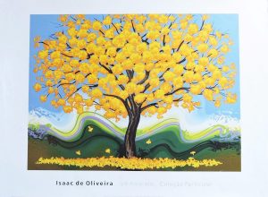 Ipê amarelo, marca registrada na arte de Isaac de Oliveira. (Foto: Reprodução)